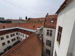 Zasíťování vnitrobloku - Brno